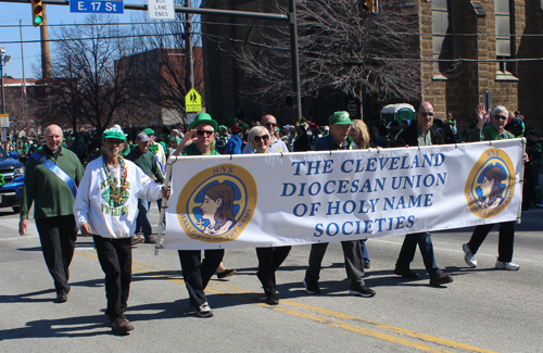 Holy Name Society at 2022 Cleveland St Patrick's Day Parade